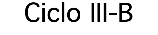 Ciclo III-B