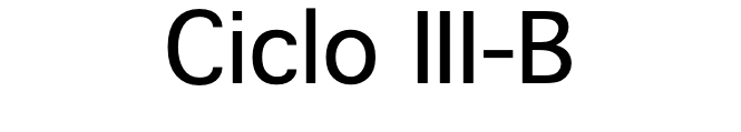Ciclo III-B